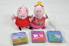 Usado, Lote Princesa Peppa Pig Ty Pelúcia George Mochila de Pelúcia Clipe com três mini livros comprar usado  Enviando para Brazil