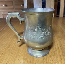 Brass beer tankard for sale  COLCHESTER