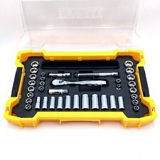 DEWALT 3/8" Drive Ratchet & Socket Wrench Set w/ Toughsystem Tray (37pcs) for sale  Shipping to South Africa