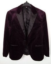 mens burgundy blazer for sale  MILTON KEYNES