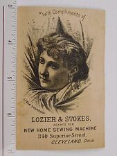 Used, Lozier & Stokes New Home Sewing Machine Burlesque Star Lydia Thompson F57 for sale  Holland