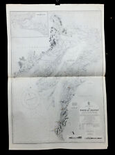 Antique admiralty chart. for sale  GULLANE