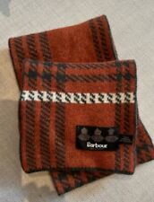 Barbour lambswool scarf for sale  ST. HELENS