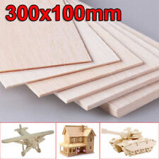 300x100mm Wooden Plate Model Balsa Wood Sheets DIY House Aircraft 1mm~8mm Thick for sale  Shipping to South Africa