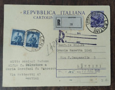Cartolina intero postale usato  Biella