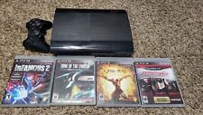 Sony Playstation 3 Super Slim 500GB Console - Black with 3 Games for sale  Shipping to South Africa