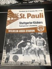 Stadionzeitung pauli stuttgart gebraucht kaufen  Vaalserquartier