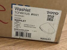 TOTO WASHLET (TCF4911US #NW1 SW3056 210330A) Nunca se ha usado caja abierta, usado segunda mano  Embacar hacia Argentina