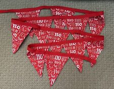 Red festive bunting for sale  DUNMOW