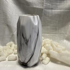 Design contemporâneo mármore branco e preto. 4 dem. Por 8 pol. de altura. Estanque comprar usado  Enviando para Brazil