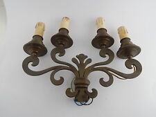 ANTICA APPLIQUE LAMPADA PARETE BRONZO LIBERTY ART NOUVEAU BRONZE WALL LAMP segunda mano  Embacar hacia Argentina