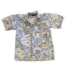 Usado, Veleiros vintage anos 90 GAP havaianos camisa botão para cima azul grande comprar usado  Enviando para Brazil