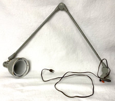 VINTAGE INDUSTRIAL ARTICULATING LIGHT,48",INSULATED,PROP,ENG.LAB,SPRING LOADED:) for sale  Shipping to South Africa