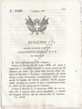 Regio decreto 1860 usato  Milano