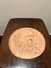 Vintage Le General Bonaparte Louvre Museum Reproduction Terracotta Plaque, used for sale  Shipping to South Africa