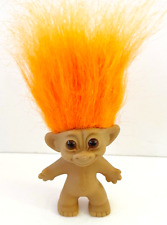 Usado, Boneca Troll Uneeda Wishnik Cabelo Laranja Vidro Olhos Âmbar Ferradura Dupla Vintage comprar usado  Enviando para Brazil