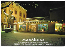 BOLZANO POSTCARD,ORTISEI VAL GARDENA - ST. ULRICH GARDEN - CONRAD MORODER for sale  Shipping to South Africa