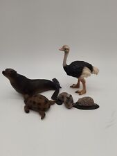 4 Toy Animal Models Ostrich, Seal, Turtle & Hedgehogs  for sale  CHELMSFORD