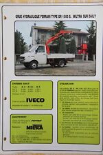 Iveco daily grue d'occasion  Gennevilliers