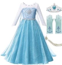 Conjunto de luvas fantasia Elsa Frozen princesa rainha meninas cabelo e muito mais! , usado comprar usado  Enviando para Brazil