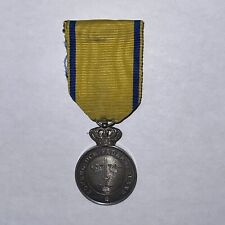 SUECIA.ORDEN DE LA ESPADA, MEDALLA AL MÉRITO DE PLATA; INST:1850;APP.1870-1930. TALLA: 45x30. segunda mano  Embacar hacia Argentina