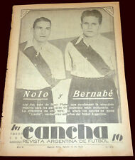 NOLO FERREIRA & BERNABE FERREYRA - EQUIPO RIVER PLATE La Cancha mag 1933 ORIGINAL! segunda mano  Argentina 