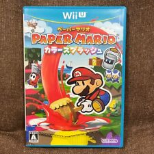 Jogos japoneses de 2016 para Nintendo Wii U Paper Mario Color Splash comprar usado  Enviando para Brazil