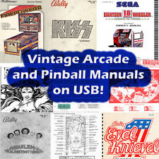 4200 manuales de pinball y juegos de arcade vintage, diagramas, esquemas, USB I32 segunda mano  Embacar hacia Argentina