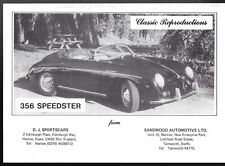 Sportscars 356 speedster for sale  UK