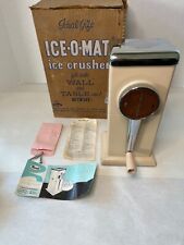vintage ice o mat ice crusher model tw347 avocado w. Chrome top and handle. for sale  Shipping to South Africa