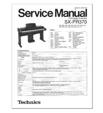 Technics SX-PR370 Technical Service Manual repair - Schematic diagrams PR-370 segunda mano  Embacar hacia Argentina