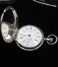 RELOJ DE BOLSILLO AMERICANO WALTHAM APPLETON TRACY MONEDAS PLATA ESTUCHE CAZADOR 18S , usado segunda mano  Embacar hacia Argentina