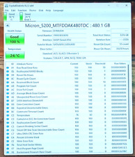 SSD Interno MTFDDAK480TDC-1AT1ZABYY Micron 5200 ECO 480GB TLC SATA 6Gbps 2.5" comprar usado  Enviando para Brazil
