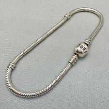 Authentic Moments Pandora 7.9" Bracelet Charm/Bead Silver ALE 925 590702HV-20, used for sale  Shipping to South Africa