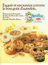 publicité Advertising 0522 1987  Barilla Moulin Blanc biscuits  blé & oeufs d'occasion  Raimbeaucourt