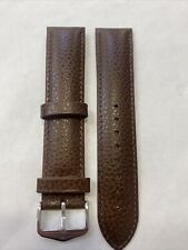 22mm brown leather for sale  PETERBOROUGH