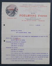 Facture bruxelles 1913 d'occasion  Nantes-