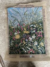 Completed tapestry wildflower for sale  BARNSLEY