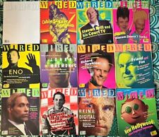 Revista Wired completa 12 edições terceiro ano 1995 lote Johnny Mnemonic Brian Eno comprar usado  Enviando para Brazil