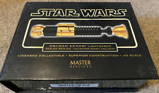 Master Replicas Star Wars SW-304 .45 Collector Society Obi Wan Kenobi Lightsaber for sale  Shipping to South Africa