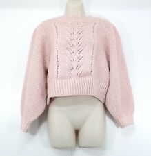 light s pink jumper cropped for sale  LONDON