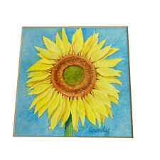 Vintage sunflower watercolor for sale  Atkinson