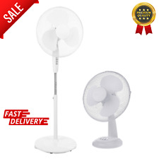 White pedestal fan for sale  Shipping to Ireland