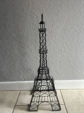 Estátua da Torre Eiffel, 33” de altura 12” de largura, metal, decoração de sala/jardim, usado comprar usado  Enviando para Brazil
