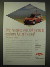 2005 Dow Chemical Ad - O que aconteceu quando a GM queria acelerar a célula de combustível comprar usado  Enviando para Brazil