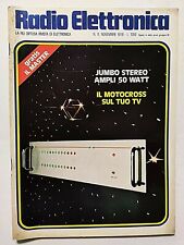 Radio elettronica 1978 usato  Italia