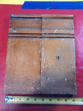 2 (1 Pair) Antique Vintage TRIM Plinth Blocks Floor - Door - Accent Molding, used for sale  Shipping to South Africa