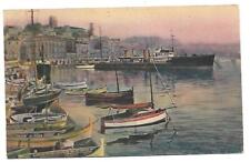 Cartão postal antigo raro CANNES França navios pequenos e grandes vela vaporizador nota de volta comprar usado  Enviando para Brazil
