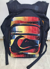 Mochila Quicksilver grande gráfica onda de surf multicolorida bolsa de livros com vários bolsos comprar usado  Enviando para Brazil