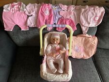 Baby Annabell Doll With Carry Cot And Accessories, used for sale  Shipping to South Africa